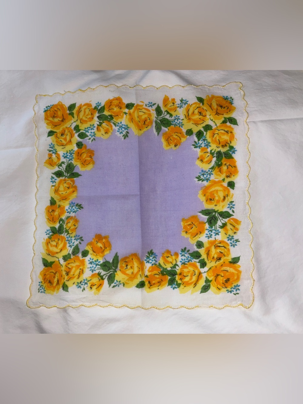 Dainty printed ladies handkerchiefs - Picture 2 of 6